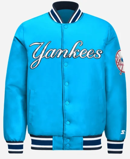 MLB Team Starter NYY 2026 Cooperstown Across Satin Varsity Jacket