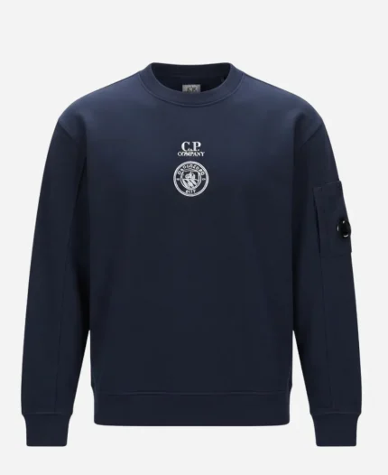 Manchester City Gianluigi Donnarumma CP Company Navy Blue Sweatshirt