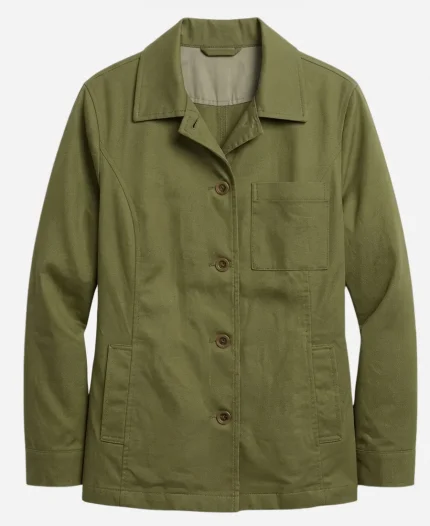 Margaret White Tv Series Carrie Season 01 Samantha Sloyan Green Cotton Jacket