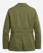 Margaret White Tv Series Carrie S01 Samantha Sloyan Green Cotton Jacket
