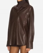 Kacie Adkison Tv Series McBee Dynasty S03 Brown Leather Jacket