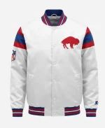 NFL Buffalo Bills 2026 Throwback Starter White Varsity Jacket