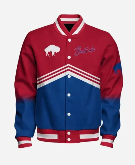 Buffalo Bills National Football League 2026 Red and Blue Varsity Jacket