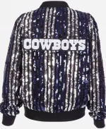 Cowboys 2026 FABGATING by Cuce Sequin Bomber Jacket