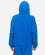 NFL New York Giants Aviator Nation Royal Relaxed Tri-Blend Hoodie