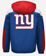 NFL New York Giants Classic Breakaway Starter Blue Hooded Jacket