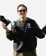 American Football League NFL Social Media Scotty James 31 Black Cotton Vest