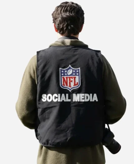 American Football League 2026 NFL Social Media Scotty James 31 Black Cotton Vest