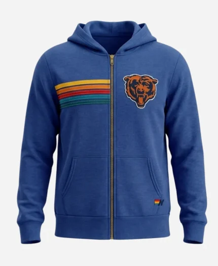 NFL Team Chicago Bears 2026 Aviator Nation Full-Zip Hoodie