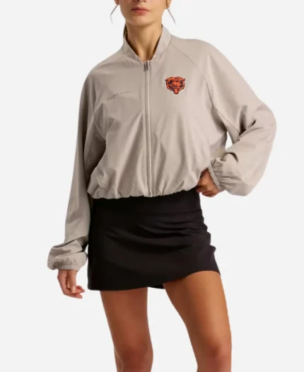 NFL Team Chicago Bears 2026 Lululemon Downtown Tan Breezily Beige Bomber Jacket