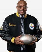 NFL Team Pittsburgh Steelers Hall of Honor Black Varsity Jacket