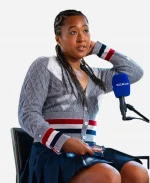 Naomi Osaka US Open Day 5 Cardigan