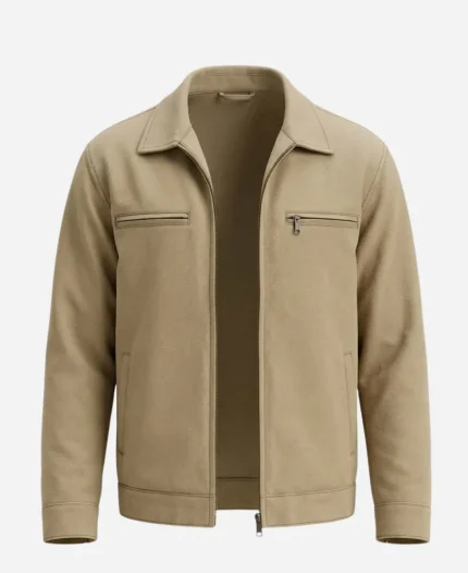 Nathan Franklin Tv Series The Boys S05 Christian Keyes Beige Cotton Jacket