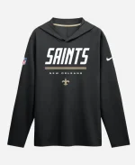 Kellen Moore 2026 Saints Sideline Long Sleeve Hooded Tee