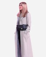 New York The Morning Show 2026 Jennifer Aniston Beige Trench Coat