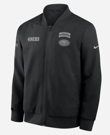 Nike 49ers Salute to Service Sideline Bomber Jacket