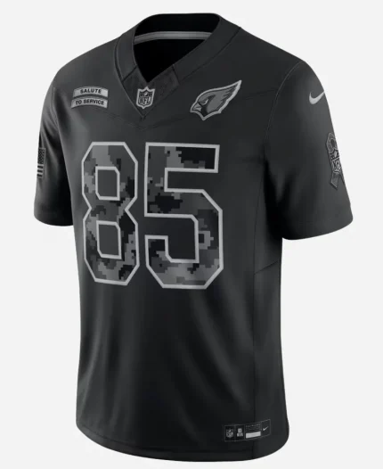 Nike Arizona Cardinals 2026 Trey McBride Salute to Service Black Limited Jersey