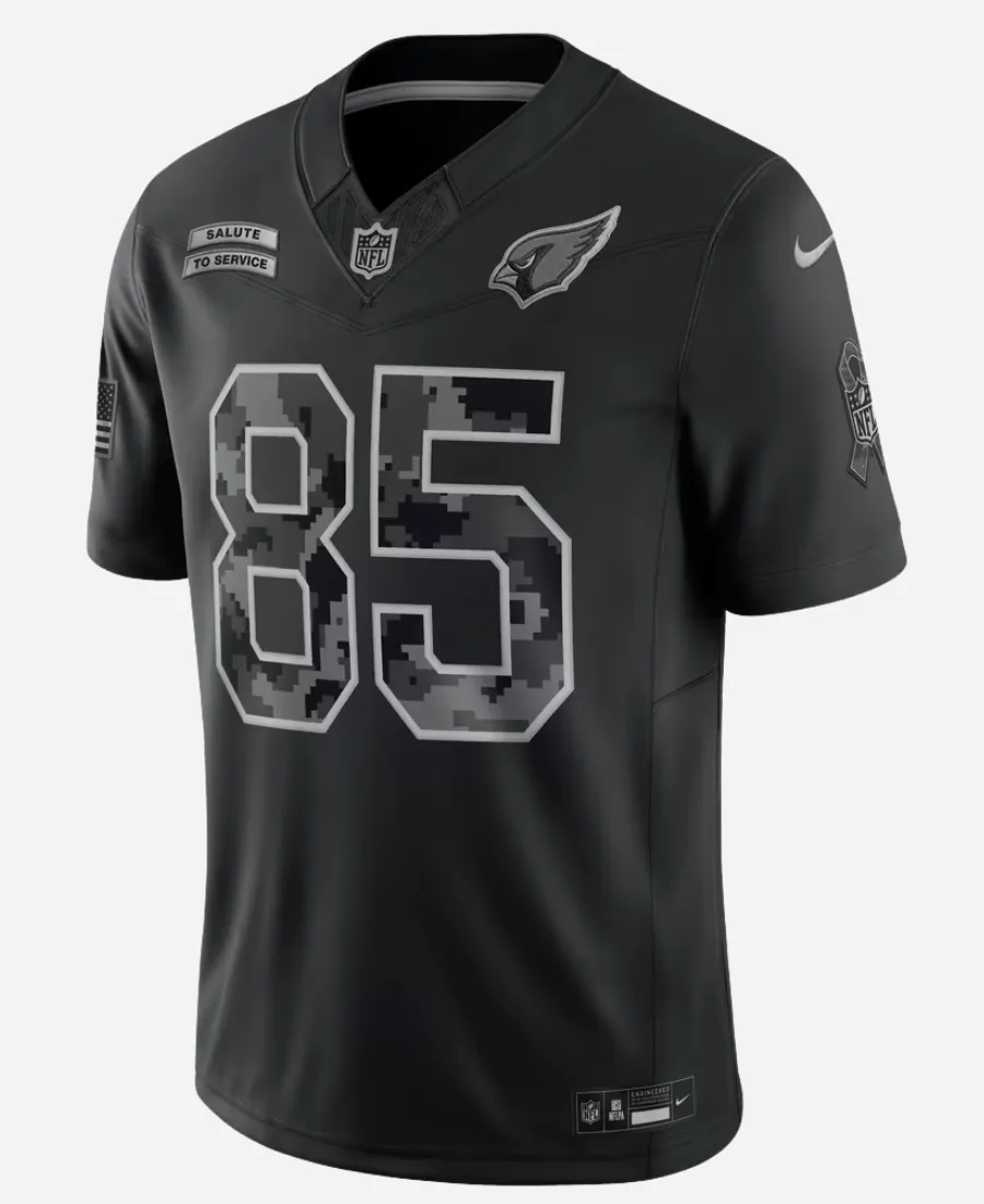 Nike Arizona 2026 Trey McBride Salute to Service Jersey Nike Arizona Cardinals 2026 Trey McBride Salute to Service Black Limited Jersey