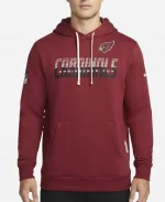 Nike Arizona Cardinals Sideline Dri-FIT Standard Issue Red Hoodie