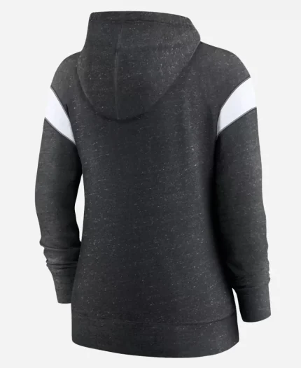 Nike Arizona 2026 Heather Black & White Monaco Full-Zip Hoodie