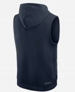 Nike Atlanta Braves Ronald Acuña Jr. Dri-FIT Sleeveless Navy Blue Hoodie