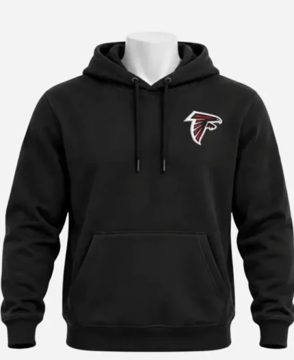Nike Atlanta Falcons Kevin Stefanski Head Coach Sideline Club Black Hoodie