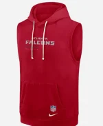 Nike Atlanta Falcons Michael Penix Jr. Sideline Dri-FIT Sleeveless Hoodie 