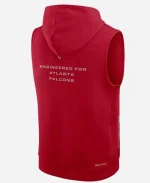 Nike Atlanta Falcons 2026 Michael Penix Jr. Sideline Dri-FIT Sleeveless Hoodie 