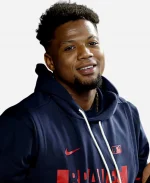 Nike Atlanta Braves 2026 Ronald Acuña Jr. Dri-FIT Sleeveless Hoodie