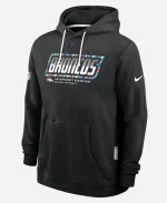 Denver Broncos Nike Black 2026 Crucial Catch Sideline Black Fleece Hoodie