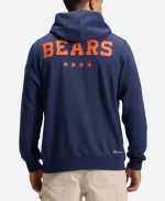Nike Chicago Bears Rivalries Sideline Dri-FIT Navy Blue Hoodie