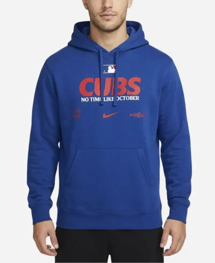 Nike Chicago Cubs MLB Postseason Authentic Collection Royal Blue Hoodie