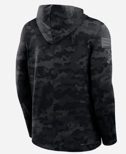Nike Cowboys 2026 Salute to Service Sideline Hooded Top