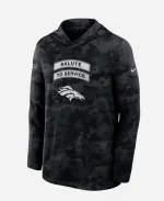 Nike Denver Broncos Salute to Service Sideline Dri-FIT Long-Sleeve Hooded Top