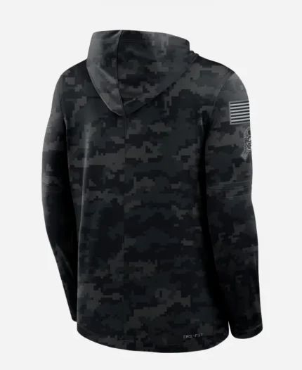 Nike Broncos 2026 Salute to Service Sideline Hooded Top