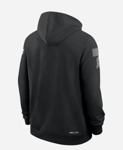 Nike NFL Detroit Lions 2026 Salute to Service Sideline Dri-FIT Black  Hoodie