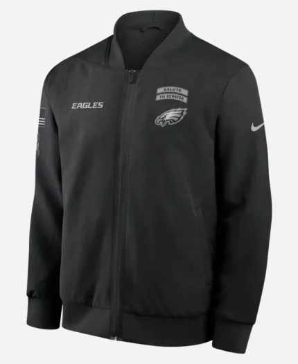 Nike Eagles Salute to Service Sideline Bomber Jacket