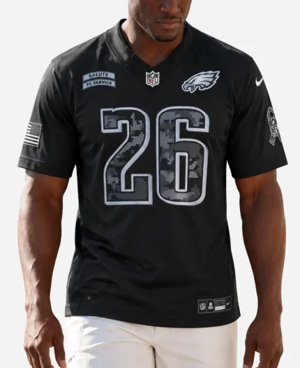 Nike Eagles Saquon Barkley Salute to Service Jersey