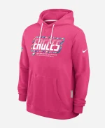 Philadelphia Eagles Nike 2026 NFL Crucial Catch Sideline Pink Hoodie