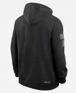 Nike NFL Philadelphia Eagles 2026 Salute to Service Sideline Dri-FIT Black Hoodie