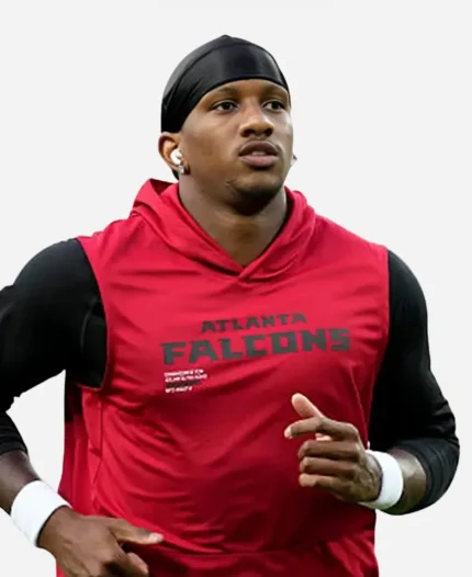 Nike Falcons Michael Penix Jr. Sideline Sleeveless Hoodie