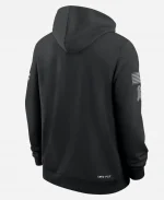 Nike NFL Los Angeles Rams 2026 Salute to Service Sideline Dri-FIT Black Hoodie