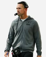Nike Matt LaFleur Coach Green Bay Packers Grey Hoodie