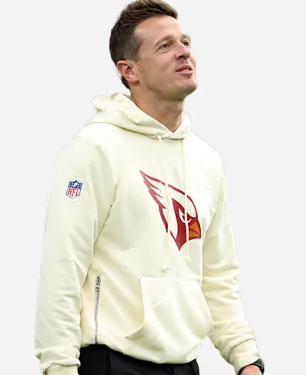 Nike Mike LaFleur Arizona Cardinals Rivalries Sideline Cream Hoodie