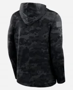 Nike 49ers 2026 Salute to Service Sideline Hooded Top