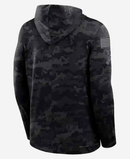 Nike 49ers 2026 Salute to Service Sideline Hooded Top