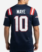Nike NFL New England Patriots 2026 Drake Maye Navy Blue Limited Jersey
