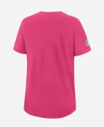 Nike New England Patriots 2026 Crucial Catch Sideline Dri-FIT Pink T-Shirt