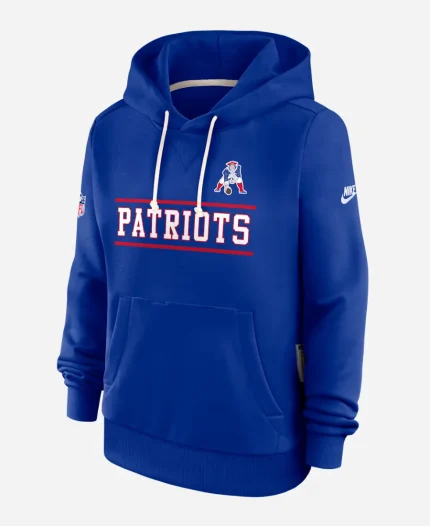 Nike New England Patriots Sideline Dri-FIT Standard Issue Alt Royal Blue Hoodie