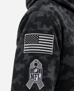 Nike Patriots 2026 Salute to Service Sideline Hooded Top